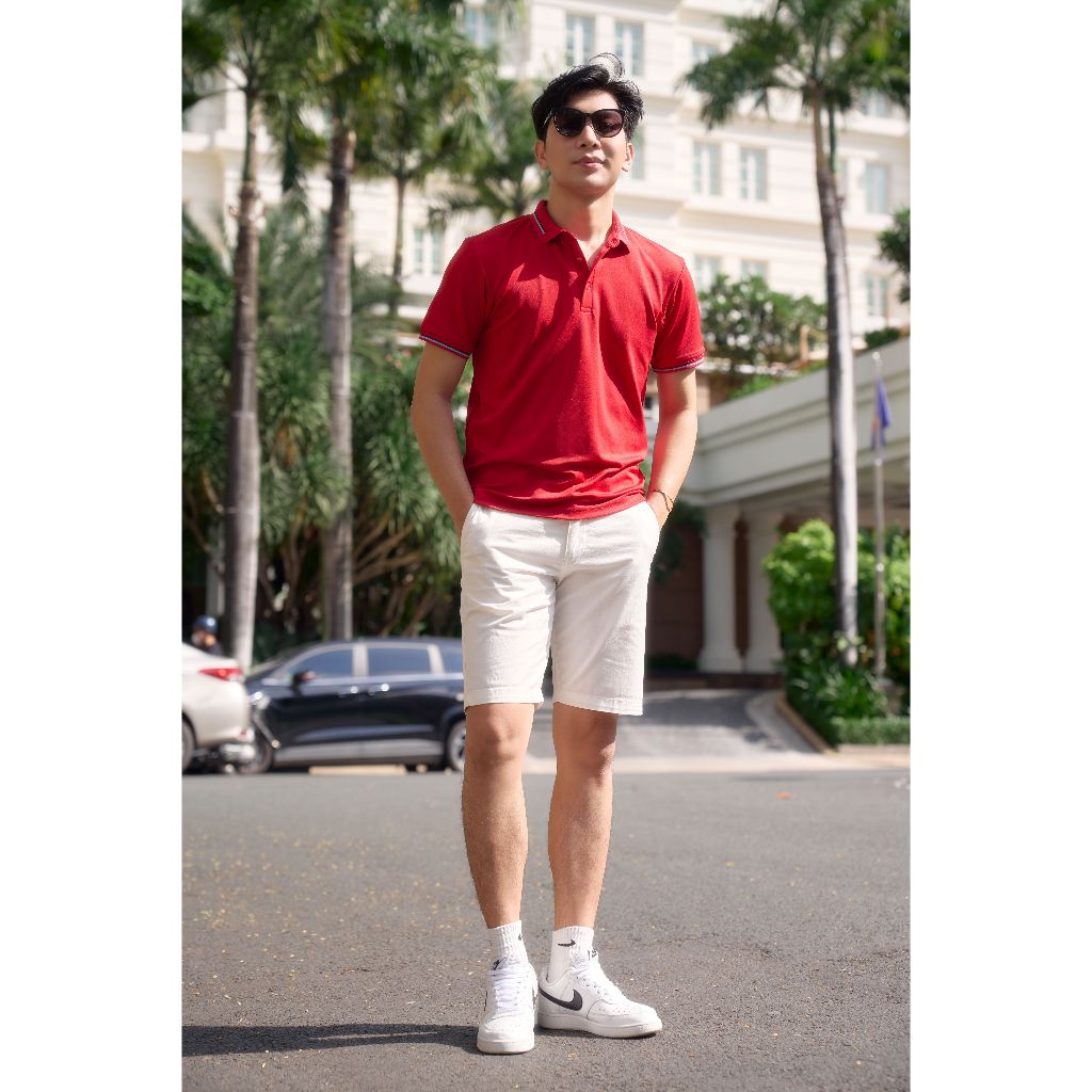 [CÒN ĐỎ] Áo Polo Nam Premium Cotton Golf Pique Cool Touch N&M Thương Hiệu NINOMAXX 2104030