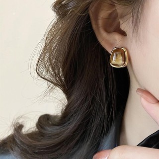 [Hỏa Tốc] Bông Tai Khuyên Tai Vintage Thanh Lịch Hình Học Đi Chơi T23