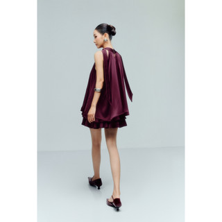Chân Váy Ngắn Silk Aform Layers Chất Vải Lụa Tô Châu Thoải Mái ,WCV059 SOME HOW STORE