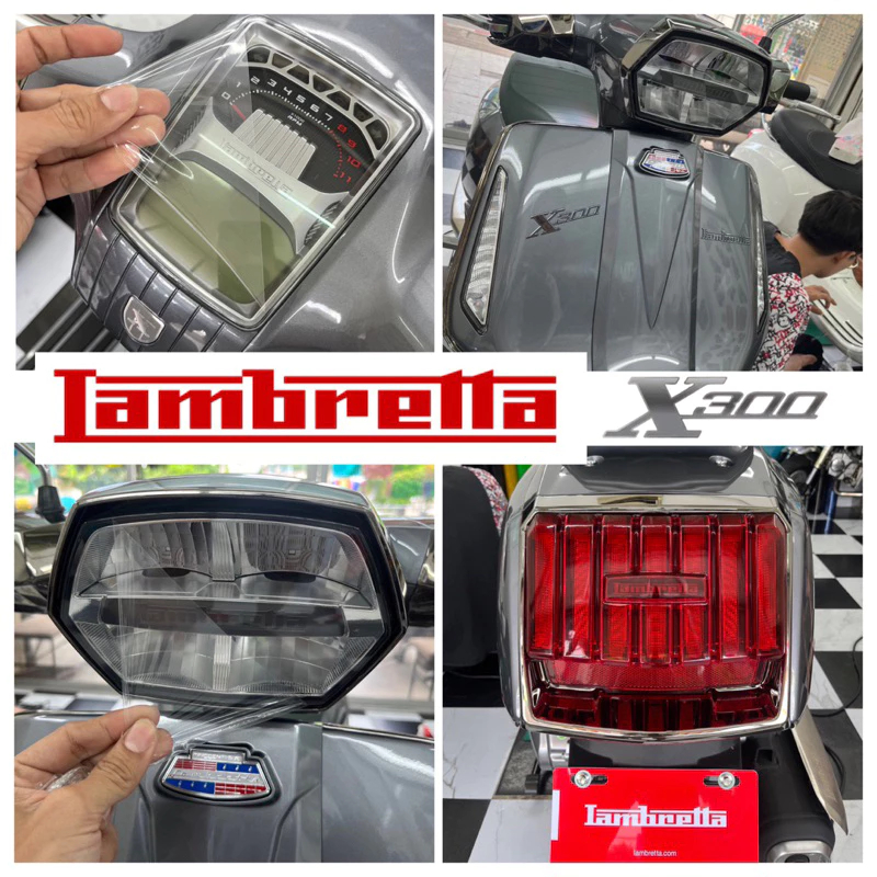 PPF LAMBRETTA X300,Lambreta x125, ppf lambretta X300. X200. X250 dán bảo vệ đồng hồ xe, nhập khẩu