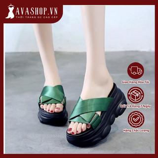 (THANH LÝ) Dép Đế Xuồng Tăng Chiều Cao AG77