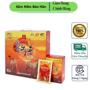 {HÀNG HOT} Nước hồng sâm nhung hươu Kanghwa Hàn Quốc 70ml x 30 gói ( hàng mới về )