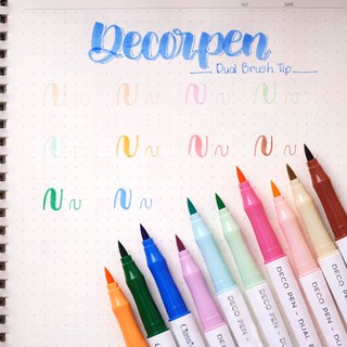 Bút Brush Classmate Decor Pen Trang Trí Tiêu Đề, Bút Viết Calligraphy Chuyên Dụng 10/20/30 Màu MK0001/2/3 Tô Màu, Vẽ