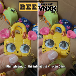 Đồ chơi túi móc khóa PURSE PETS mini mẫu mới, có gương - BEE VNXK