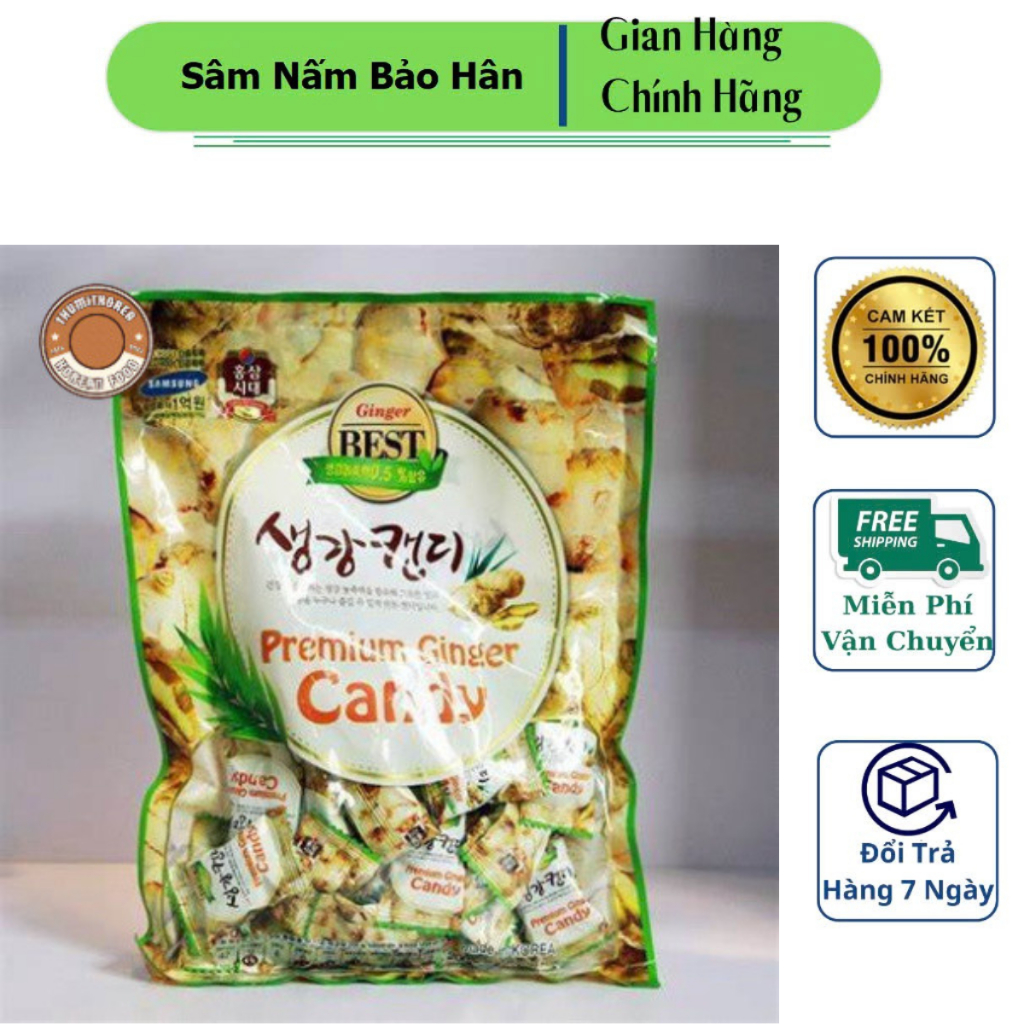 Kẹo Gừng Cao Cấp Hàn Quốc Premium Ginger Candy 200g - 생강 캔디 ( hàng mới về )