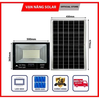 Đèn Pha Năng Lượng Mặt Trời 500w