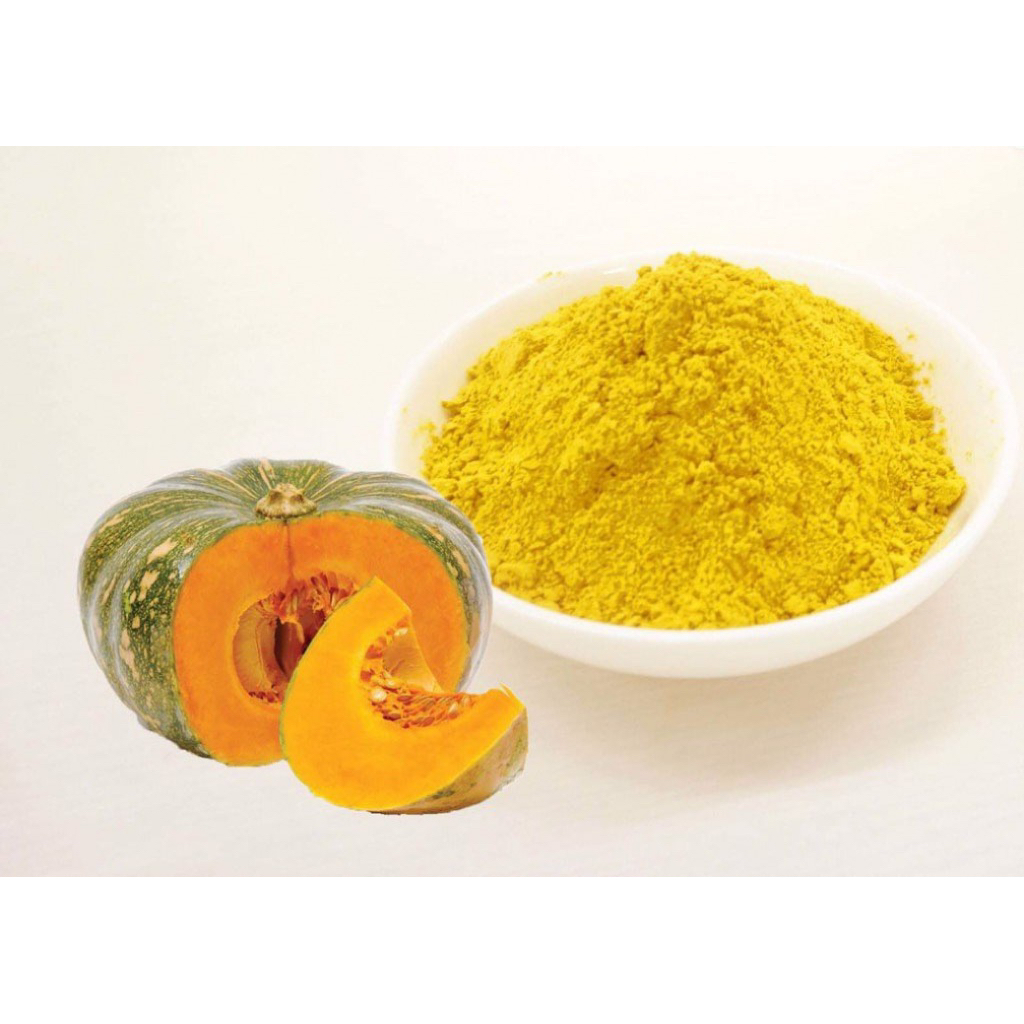 Bột Bí Đỏ Sấy Lạnh Nguyên Chất 100%, Tạo Màu, Mùi, Dùng Làm Bánh, Cháo, Súp...
