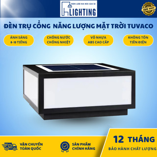 Đèn Trụ Cổng Vuông Năng Lượng Mặt Trời Kích Thước 20cm 25cm 30cm 40cm | Đèn Sân Vườn NLMT Chống Nước BH 1 Năm