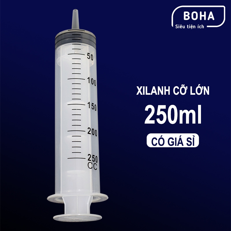 Bơm kim tiêm 250ml, Xilanh to 250ml, (Xi lanh) ống tiêm 250cc - XL250B ...