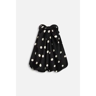 Đầm babydoll bí OLV cúp ngực chấm bi đính nơ bồng bềnh điệu đà Dot Silky Puff Cup Dress nhiều màu