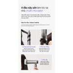 Máy Sấy Tạo Kiểu Tóc Gấp Gọn LocknLock 4 Chế Độ Nhiệt, 2 Tốc Độ Gió, Công Nghệ Ion Âm, Hàng Chính Hãng ENA626GRY - T2CMA — ảnh 5
