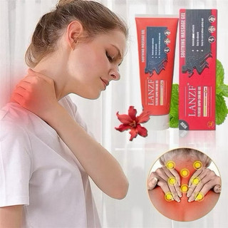 Lanzf Kem Massage Giảm Đau Xương Khớp Chính Hãng, Kem Xoa Bóp Xương Khớp Giảm Nhức Mỏi, Thư Giãn Cơ Bắp 100g