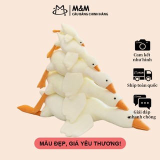 Gấu bông vịt thú nhồi bông ngan ngỗng vịt con nằm dễ thương