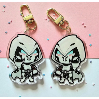 2.5 Inch Double Sided Marvel Rivals Epoxy Keychains - Hela/Winter Soldier/Psylocke/Doctor Strange/Moon Knight/Spiderman