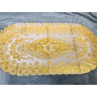 Khăn Trải Bàn Ren Hoa Hình Ô Van (Bầu Dục), Phong Cách Hoàng Gia