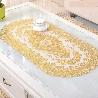 Khăn Trải Bàn Ren Hoa Hình Ô Van (Bầu Dục), Phong Cách Hoàng Gia