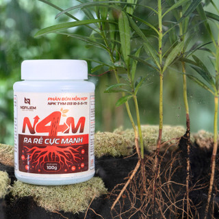 [MUA 5 TẶNG 1] Phân Bón Siêu Ra Rễ Cực Mạnh N4M Farmix - ra rễ, đâm chồi, ngâm hạt (100gr/500gram)