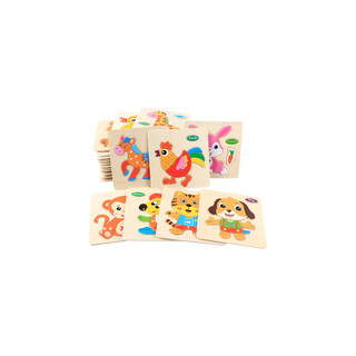 Bộ Xếp Hình Gỗ Nổi 3D Hình Thú Cho Bé (Đồ Chơi Thông Minh)