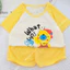 Bộ Cộc Tay thun Tăm Cho Bé Trai, Bé Gái 6 -16kg may rộng rãi. Vải thun tăm mềm, co giãn không xù lông