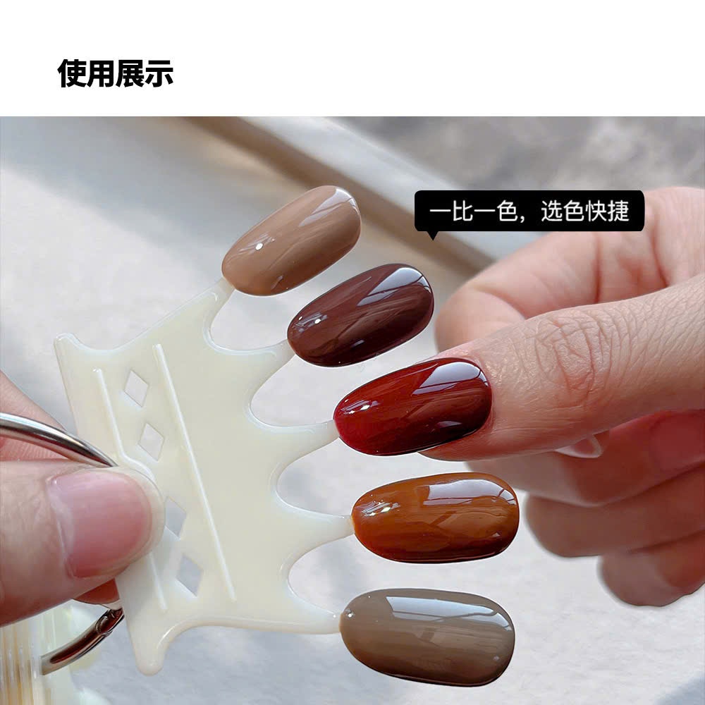 [QUÀ TẶNG KHÔNG BÁN] Móng mẫu vương miện tập sơn tập - vẽ 1 vỉ 5 móng