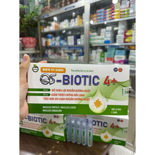 Men vi sinh OS - BIOTIC 4 + hộp 20 ống x 10ml-Bổ sung lợi khuẩn đường ruột