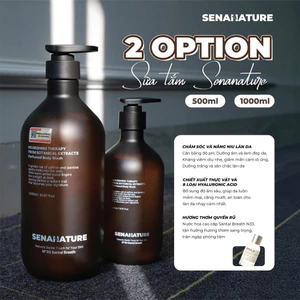 Sữa tắm senanature nourishing therapy from botanical extracts perfumed body wash 500ml/1L hd 2028 HQ IS364