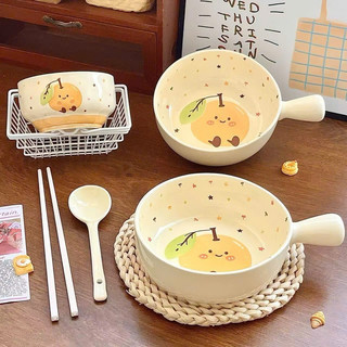 Set bát 4 món siêu đáng yêu hình hoa quả xinh thật sự các nàng ơi