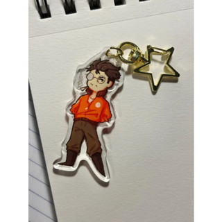 Disco Elysium Keychain | Video Game Charm | Harry DuBois Charm | Kim Kitsuragi Keychain | Kim and Harry Keychains | Cool