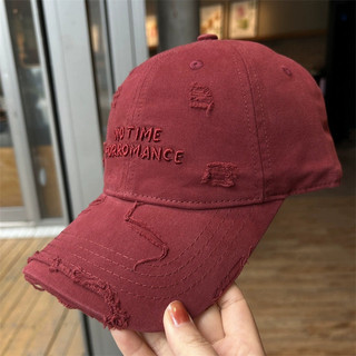 ( SALE HÈ ) Mũ Lưỡi Trai Mài Rách Thêu Chữ Nổi, Nón Kết Hiphop Form Cứng Dày Dặn, Trẻ Trung Unisex Phong Cách GenZ