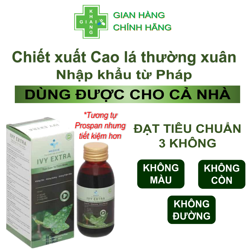 Siro ho Ivy Extra (Chai 100ml)