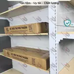 Kệ Gỗ Trưng Bày (1 mặt) - Lưng Tôn Kín - Dài 120 x Rộng 35 x Cao 150 x 4 tầng Mâm Gỗ - Kệ Phú Thuận — ảnh 2