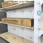 Kệ Gỗ Trưng Bày (1 mặt) - Lưng Tôn Kín - Dài 120 x Rộng 35 x Cao 150 x 4 tầng Mâm Gỗ - Kệ Phú Thuận — ảnh 3