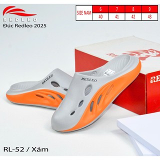 (ĐẶT TĂNG 1 HOẶC 2 SIZE) Dép sục nam REDLEO RL-52 đúc cao su EVA nguyên khối, êm mềm nhẹ, không thấm nước