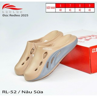 (ĐẶT TĂNG 1 HOẶC 2 SIZE) Dép sục nam REDLEO RL-52 đúc cao su EVA nguyên khối, êm mềm nhẹ, không thấm nước