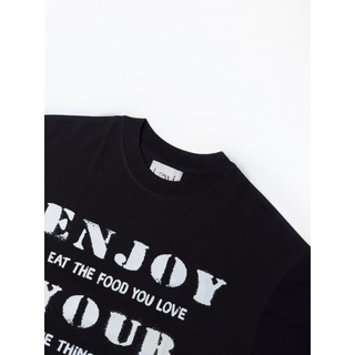 Áo Thun Boxy In Chữ Enjoy Your Life LAWI, Áo Thun Local Brand Unisex Nam Nữ Oversize