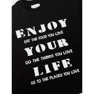 Áo Thun Boxy In Chữ Enjoy Your Life LAWI, Áo Thun Local Brand Unisex Nam Nữ Oversize