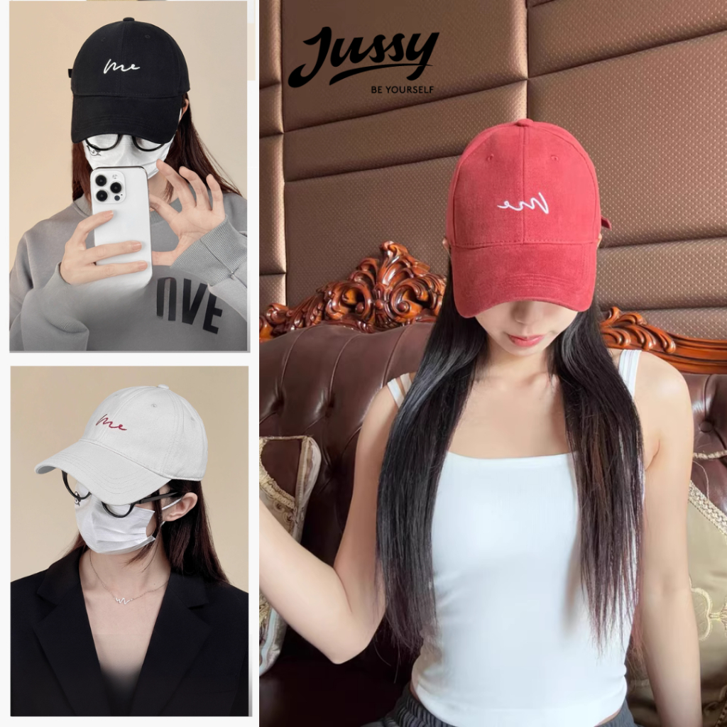Mũ Lưỡi Trai Sâu Lòng Size To 65cm Jussy Official Nón Kết Form Rộng Thêu Chữ ME Vải Cotton Thoáng Khí Phụ Kiện Nam Nữ