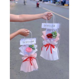 Túi đựng hoa trong suốt đựng hoa sáp, Túi quà tặng
