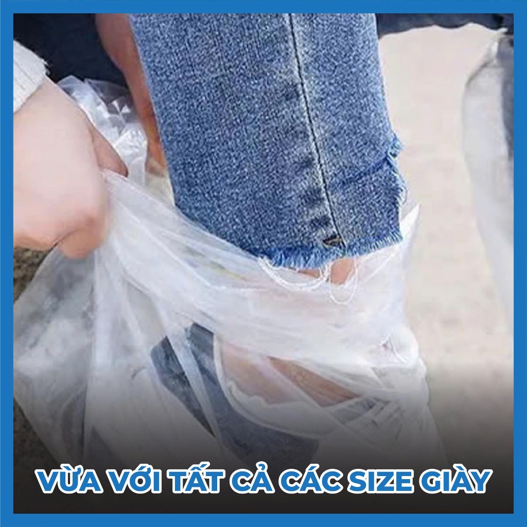 Ủng đi mưa, ủng lội nước Nilon bọc giày, bọc dép đi mưa siêu tiện lợi, chống thấm tốt - Một Ngày Mưa