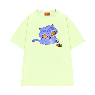 Áo Thun Hoạt Hình Kpop Demon Hunter Nhân Vật Hổ Xanh Derpy Chất Vải Cotton 75 Mềm Mịn NGỐ TEE