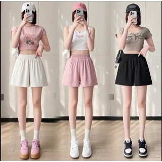 [M6] Quần đùi nữ cạp chun basic vải mát