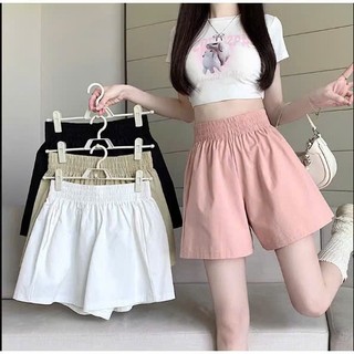 [M6] Quần đùi nữ cạp chun basic vải mát