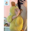 Gấu Bông Vịt Vàng, hồng, trắng Lông Kim Chồn size 40cm Mềm Mại, Dễ Thương gấu vịt cạp cạp