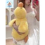 Gấu Bông Vịt Vàng, hồng, trắng Lông Kim Chồn size 40cm Mềm Mại, Dễ Thương gấu vịt cạp cạp