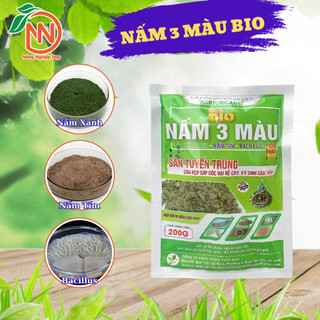 Nấm 3 Màu Bio  200g - Chế Phẩm Sinh Học làm Tốt Đất, Khỏe Rễ