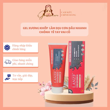 LANZF Kem Massage Giảm Đau Xương Khớp 100g Chondroitin, Gel Xoa Bóp Xương Khớp Giúp Giảm Nhức Mỏi Khớp Gối Lưng Vai