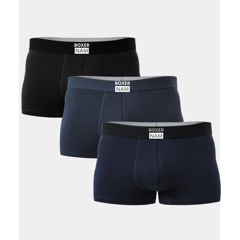 COMBO 5 Quần Boxer Nam Chất Thun Lạnh Mặc Siêu Mát Thấm Hút Mồ Hôi Chuẩn Form Dáng Trẻ