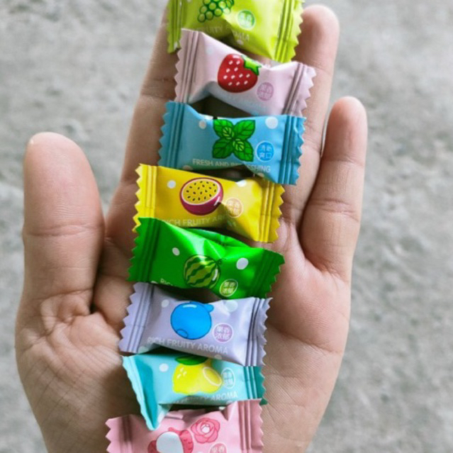 Kẹo C Trái Cây Bạc Hà Mix 9 Vị mới