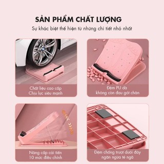 Bảng nghiêng tập giãn cơ thẳng chân 10 mức massage từ tính hỗ trợ yoga  gym thể dục tại nhà BTC-B10
