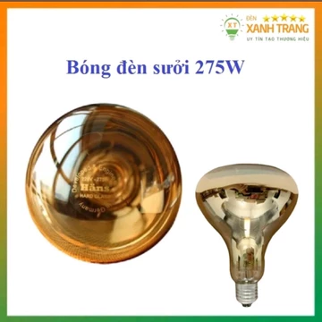 Bóng đèn sưởi nhà tắm 275w chuyên dùng Bóng đèn sưởi thay thế đèn sưởi 2 bóng 3 bóng